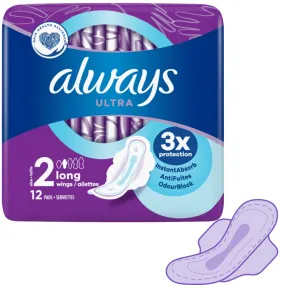 10.Always Ultra Long 12 Serviettes Hygiéniques  2