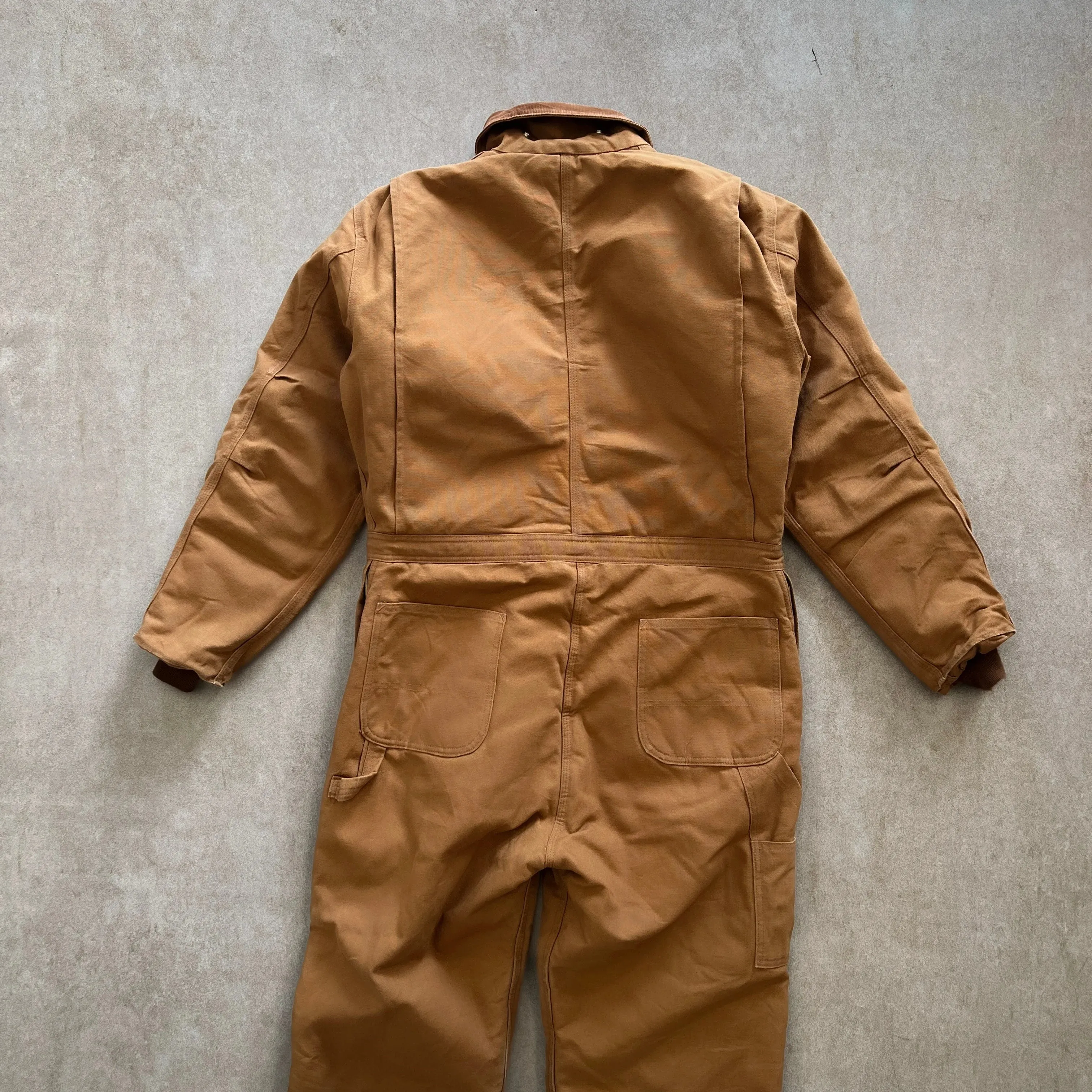 1990s Carhartt Tan Boiler Suit - L