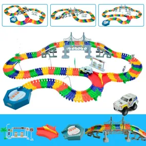 5.5cm DIY Universal Accessories for Glow in the Dark  Magical Track Educational Rail Car Toy Racil Tracks Car Kids For Toys Gift