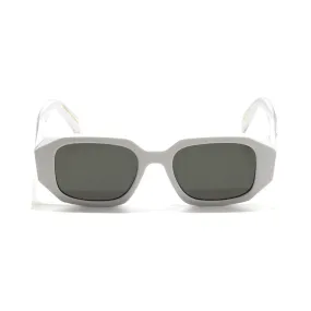 Artemis Glossy White Sunglasses