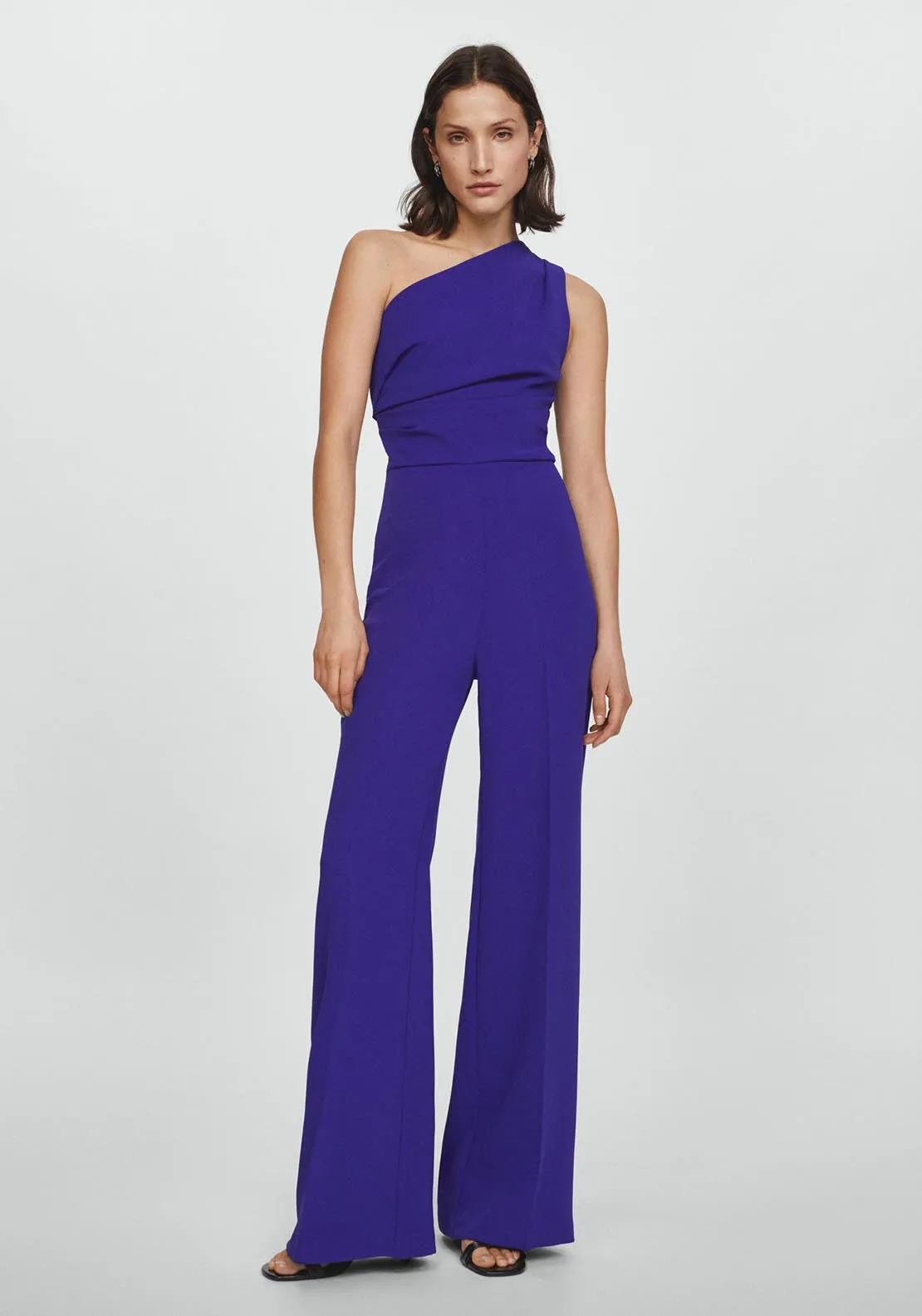 Asymmetric long jumpsuit