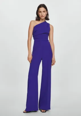 Asymmetric long jumpsuit