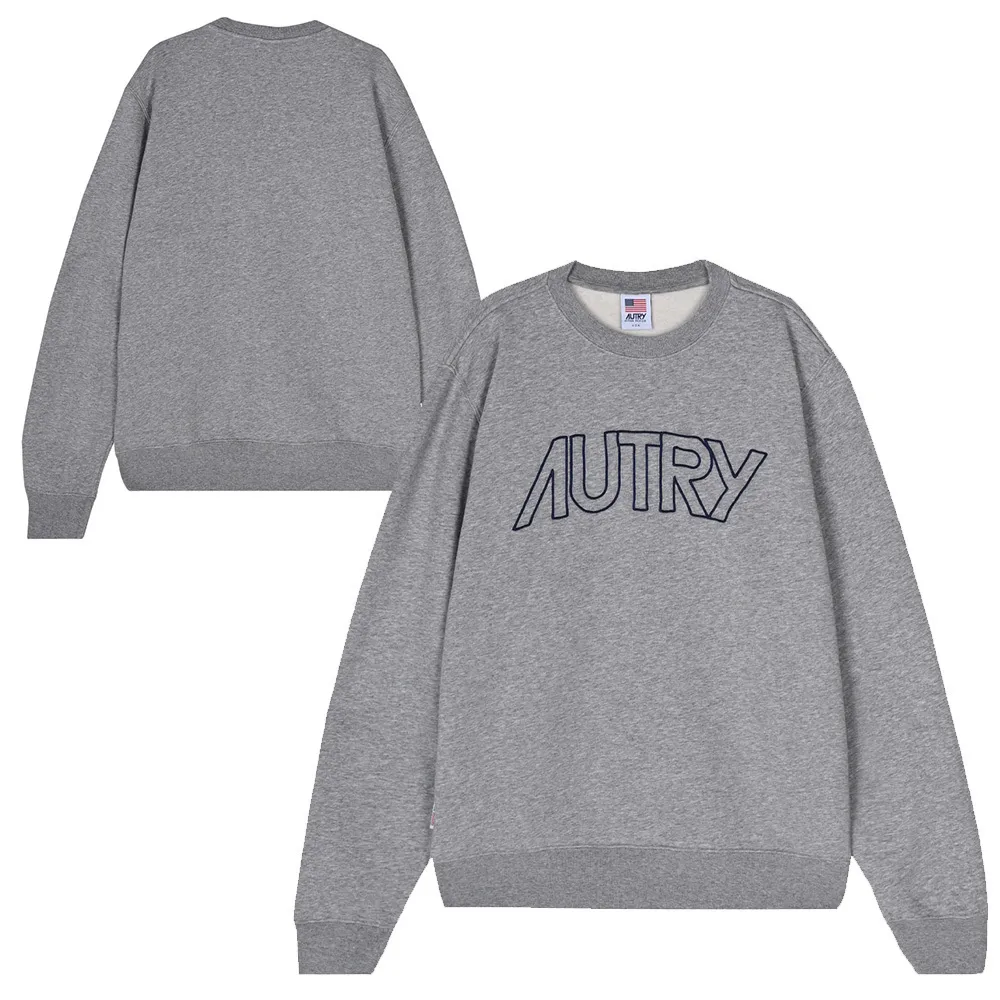 AUTRY  |Unisex Street Style Logo Sweatshirts