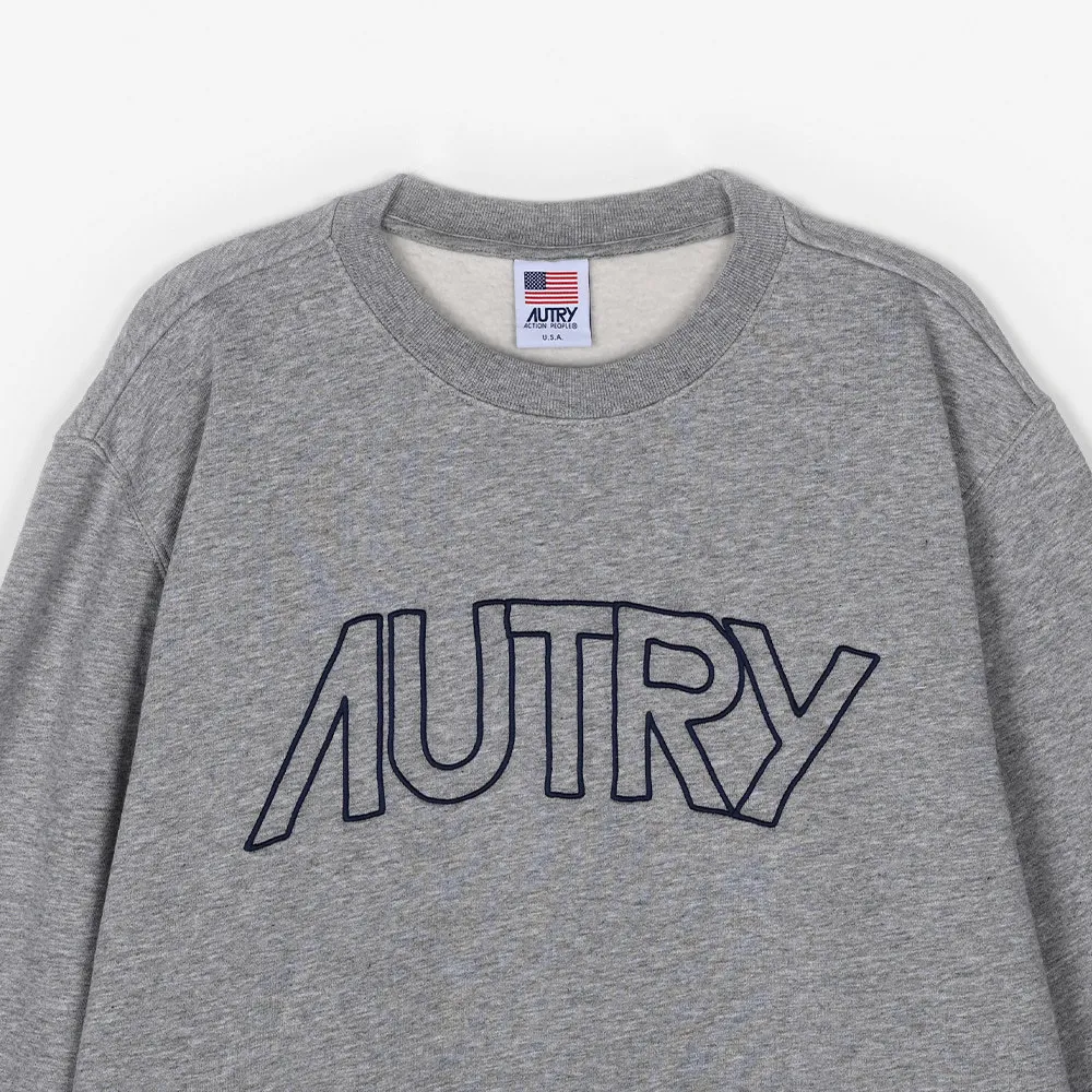 AUTRY  |Unisex Street Style Logo Sweatshirts