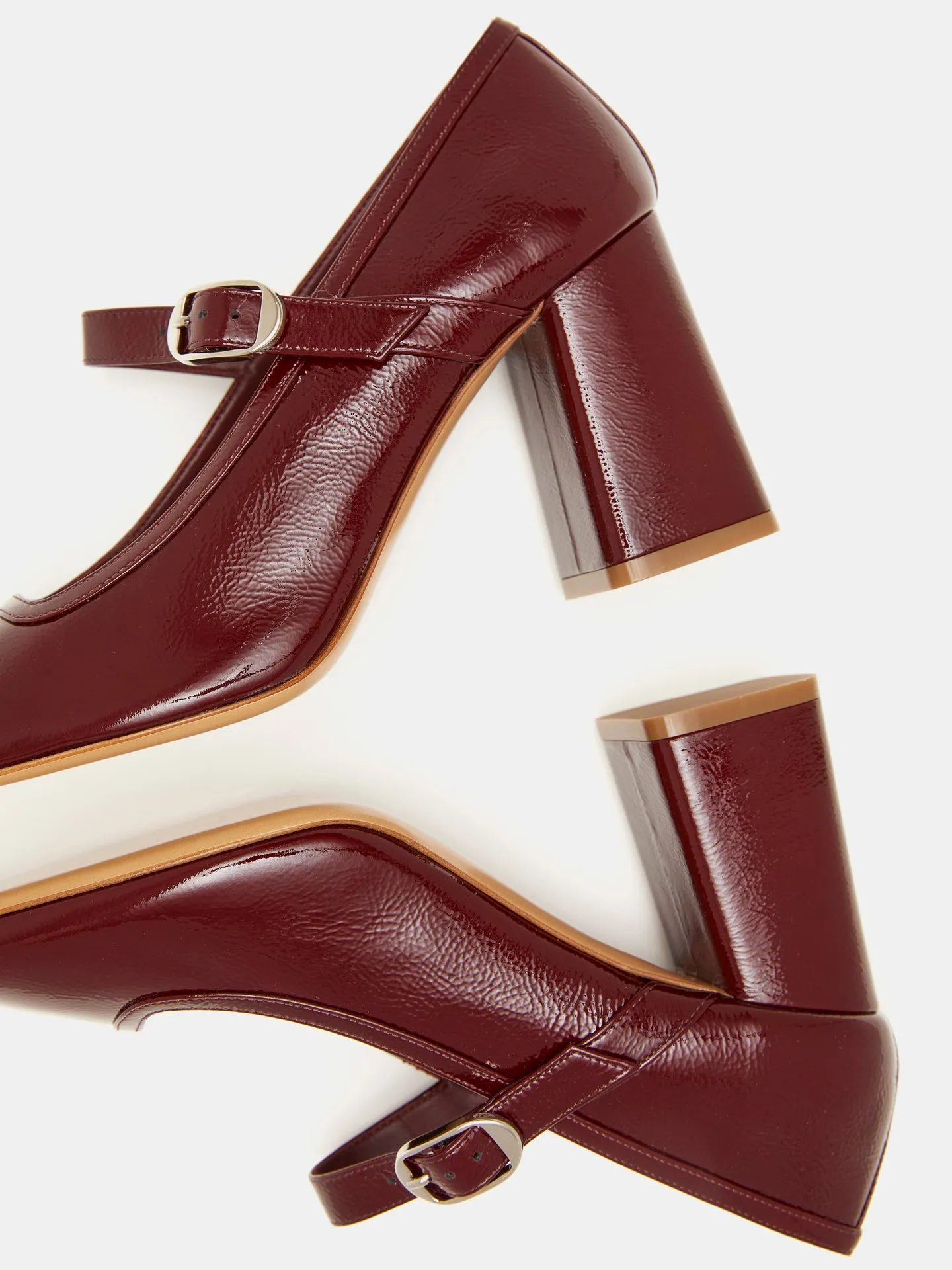 Ballet Mary Jane Pump / Oxblood Patent Leather