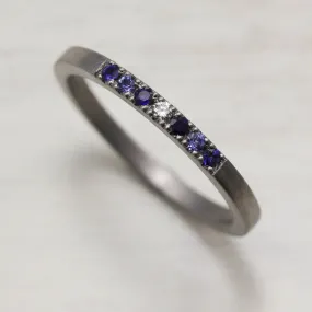 Blue Sapphire Stacking Ring