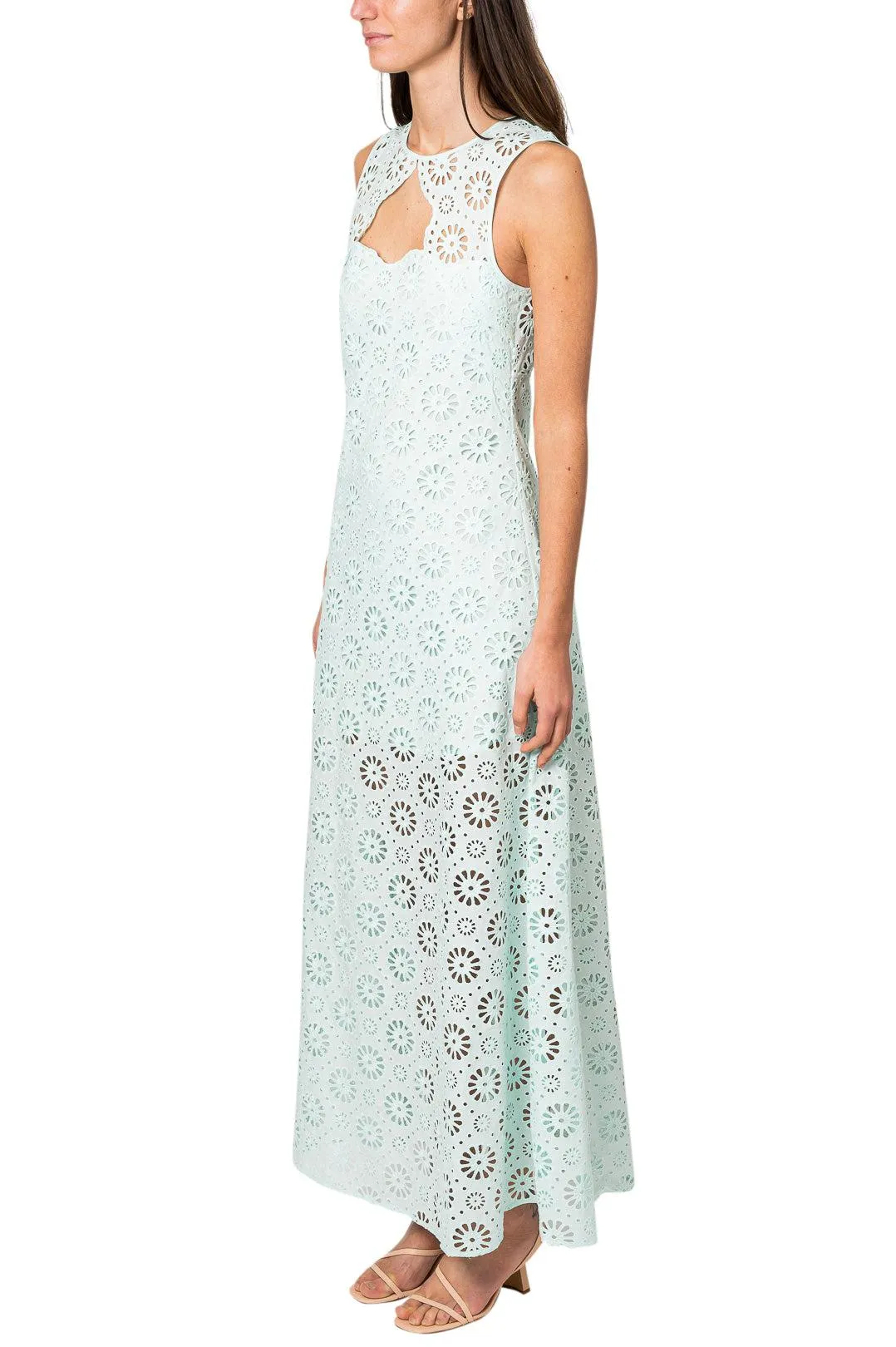 BRODERIE LONG DRESS