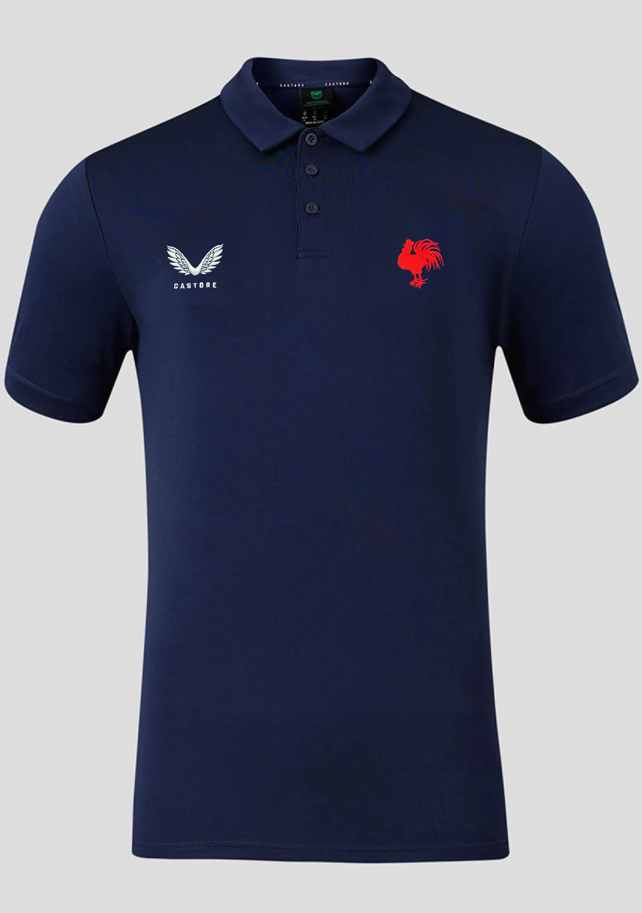 Castore Mens Roosters Travel Polo  JCSRMP1