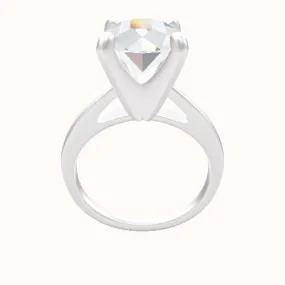 Cathedral Engagement Ring With Classic Four Prong Head