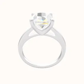 Cathedral Engagement Ring With Four Prong Head