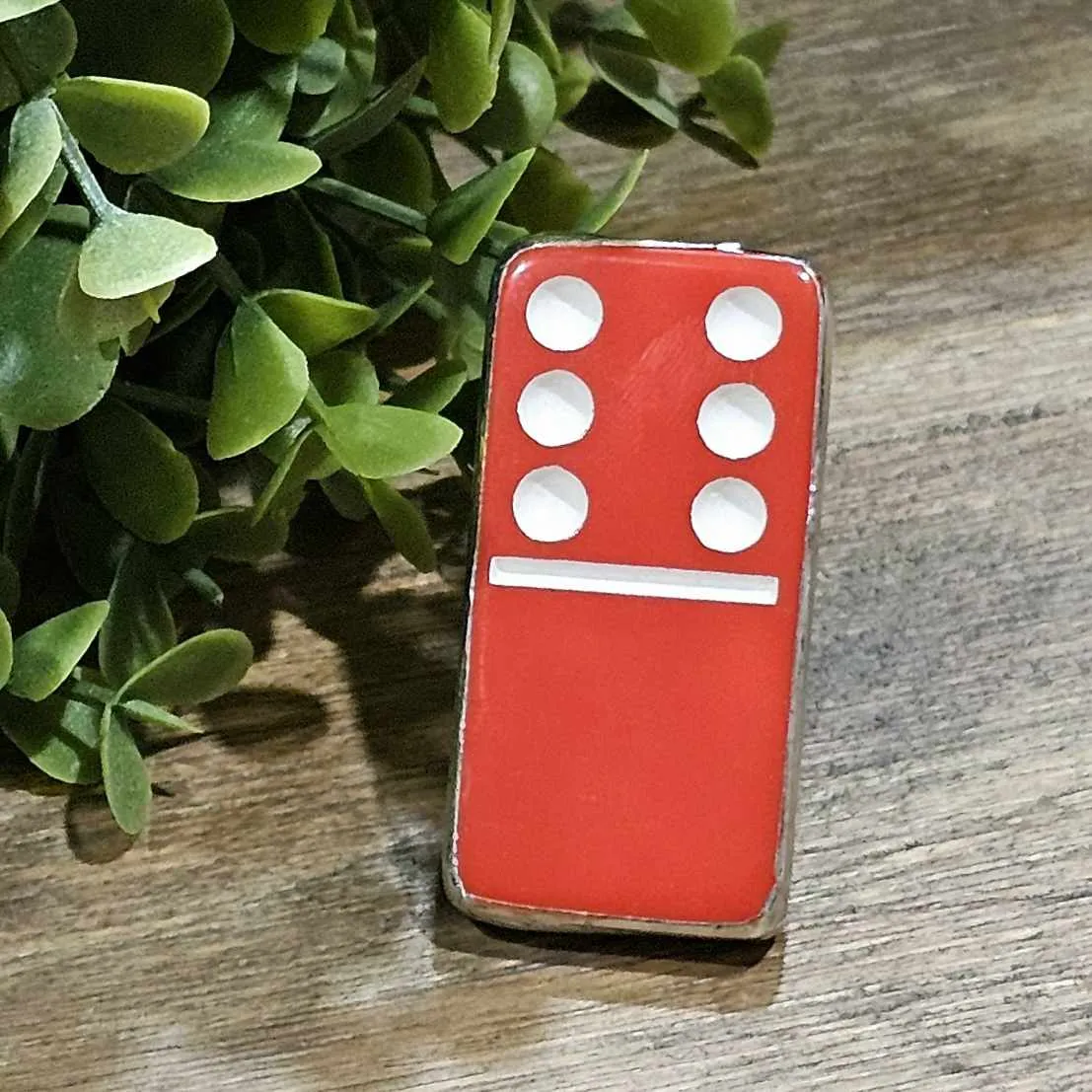 Dominos For Life Red 6/0 Ring