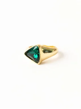 Emerald Triangle Ring