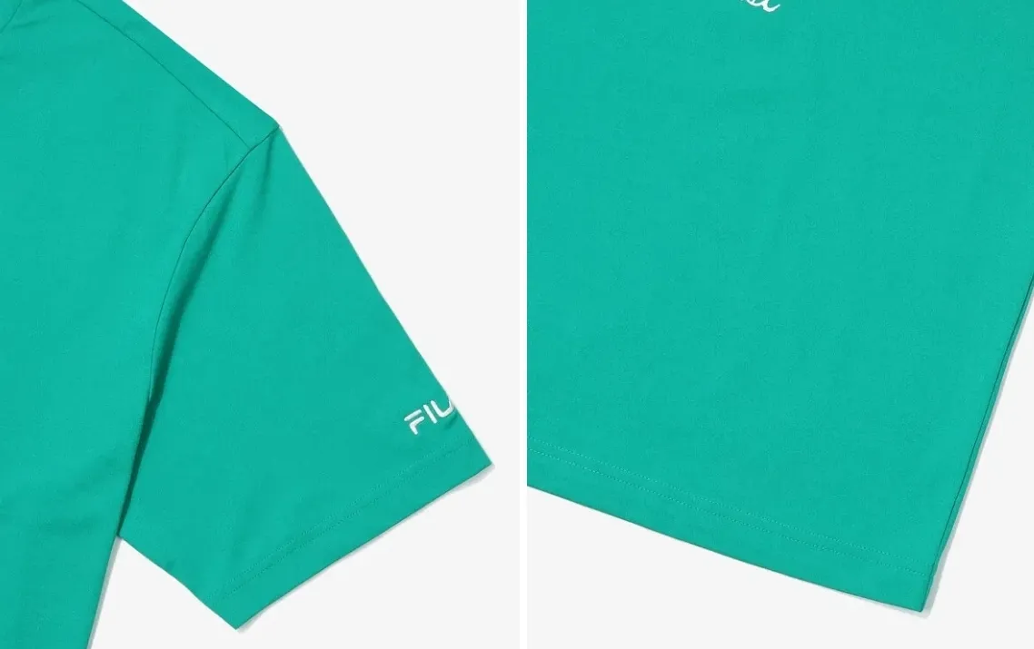 FILA  |Unisex Street Style Cotton T-Shirts