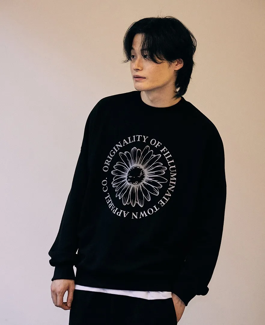 F.ILLUMINATE  |Unisex Street Style Logo Sweatshirts