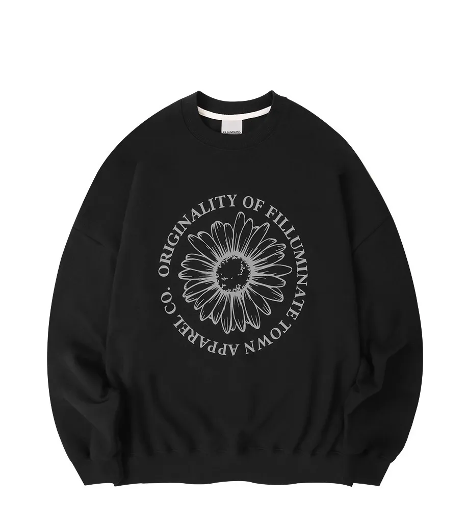 F.ILLUMINATE  |Unisex Street Style Logo Sweatshirts