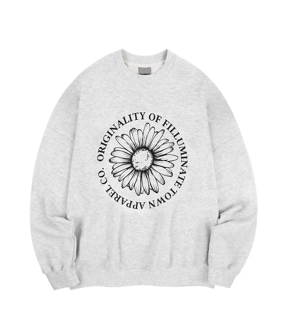 F.ILLUMINATE  |Unisex Street Style Logo Sweatshirts