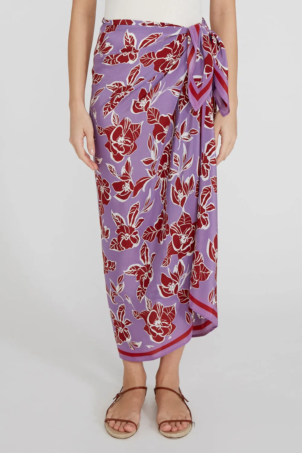 Floral Sarong Violet