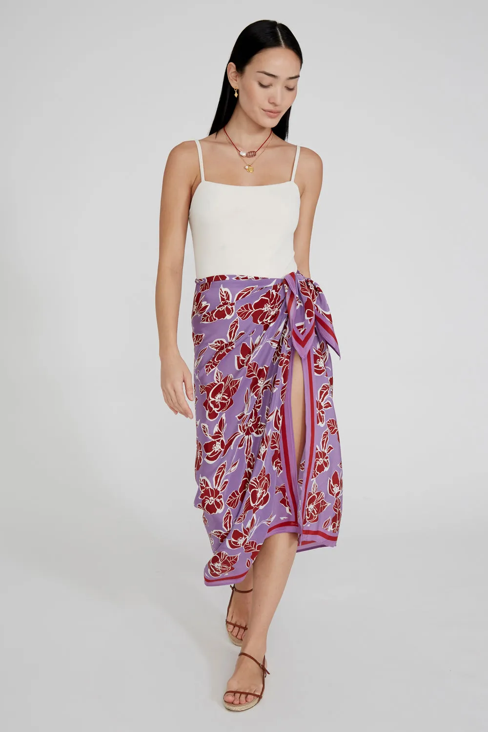 Floral Sarong Violet