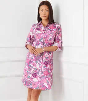 Floral Shirtdress