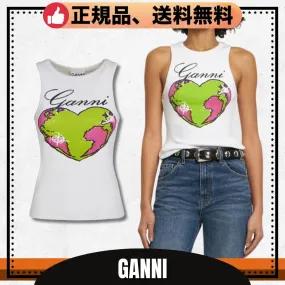 Ganni  |Unisex Street Style Tanks & Camisoles