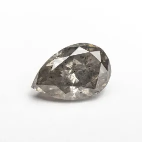 Grey Salt and Pepper Brilliant Diamond - 2.08ct Pear