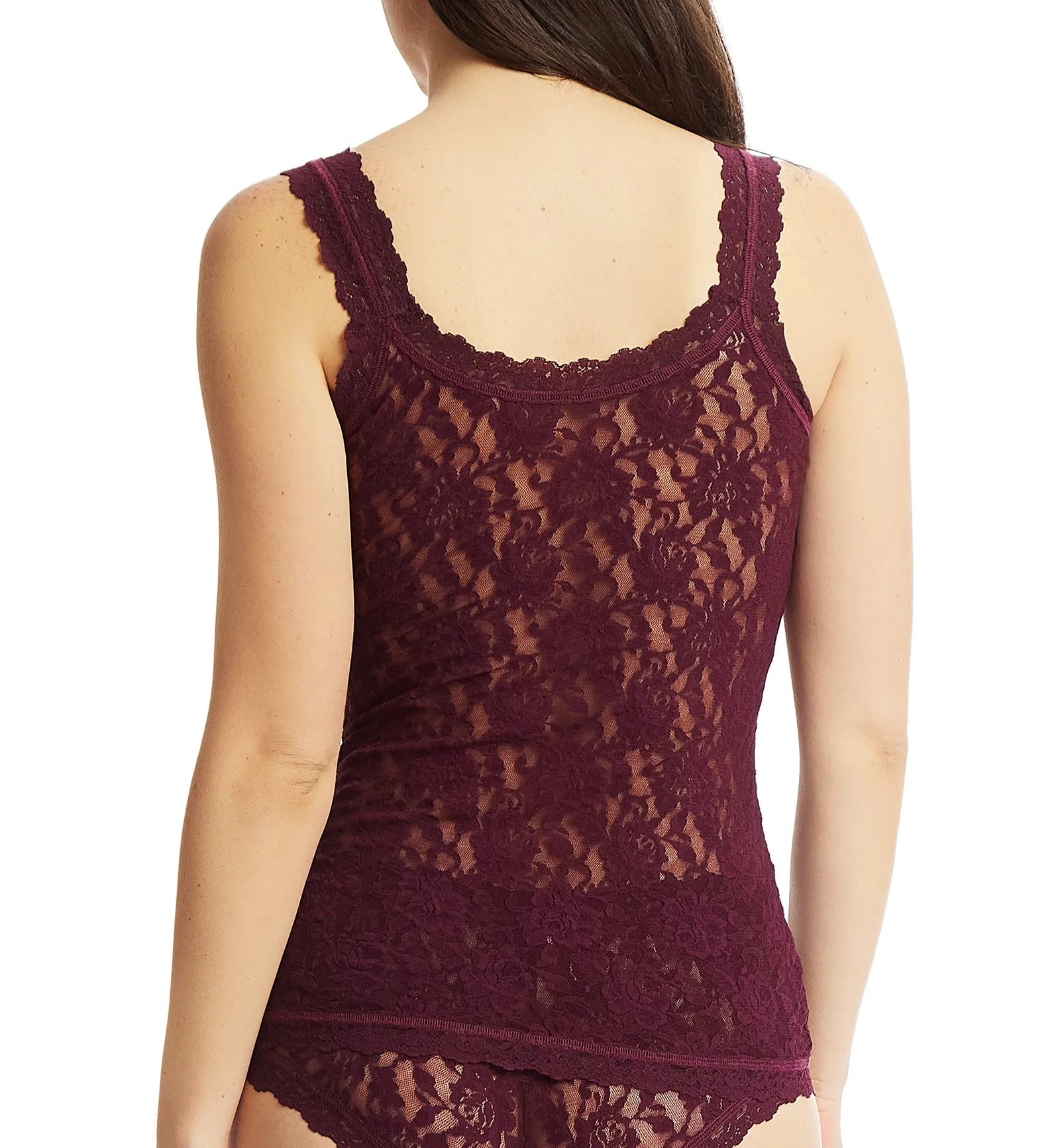 Hanky Panky Signature Lace Unlined Camisole (1390L) - Dried Cherry