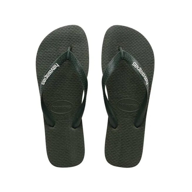 Havaiana Rubber Logo Olive Green