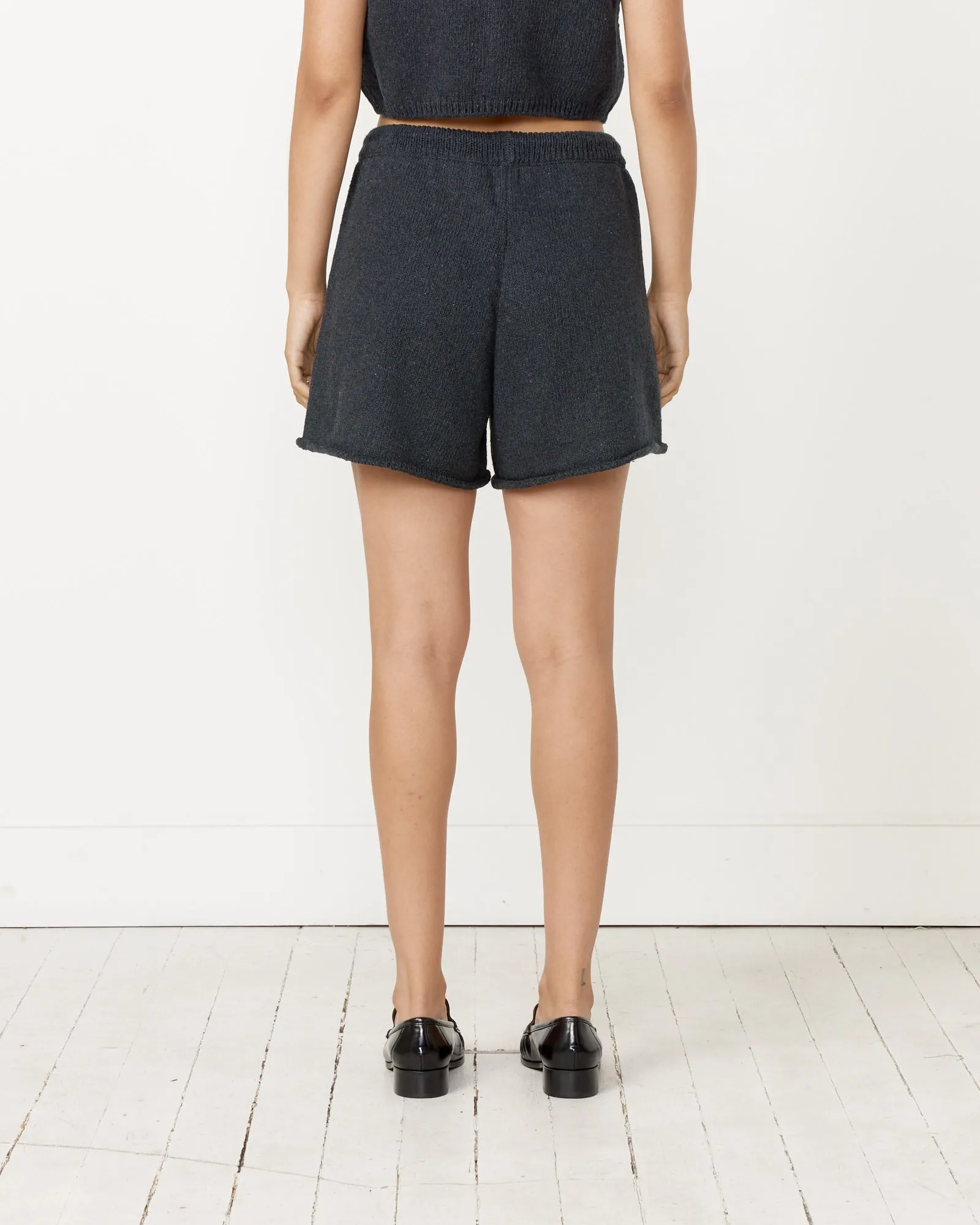 Heather Cotton Shorts