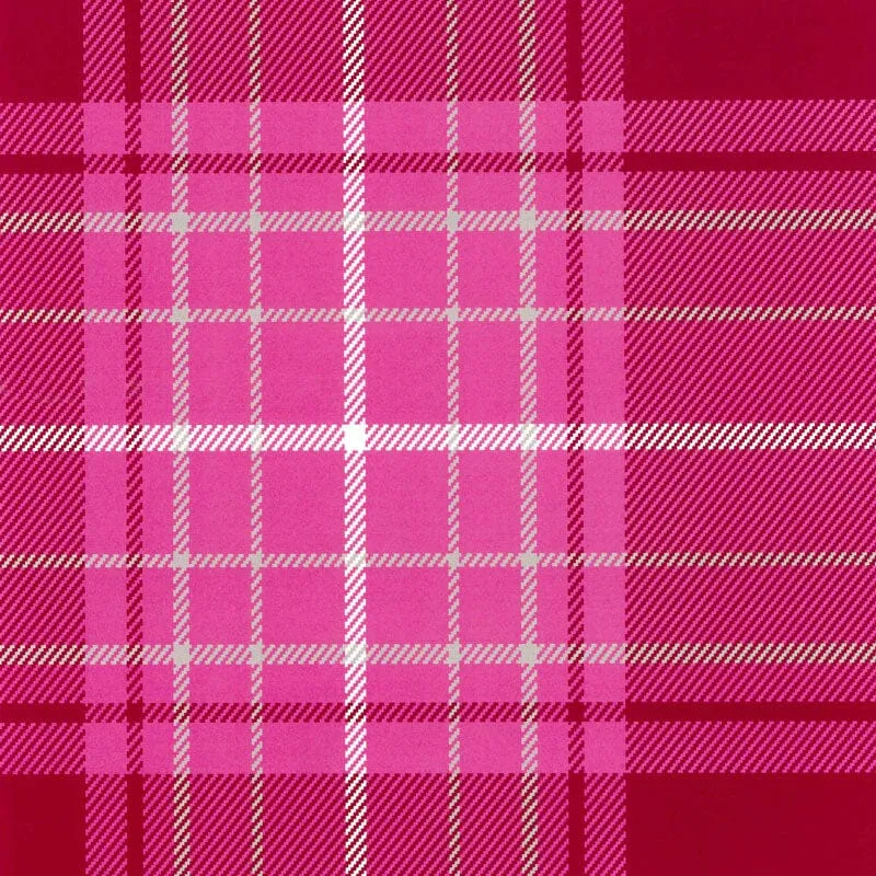 Hostess Kilt, Long Lengths (Curaidh - The Official Pink Ribbon Tartan)