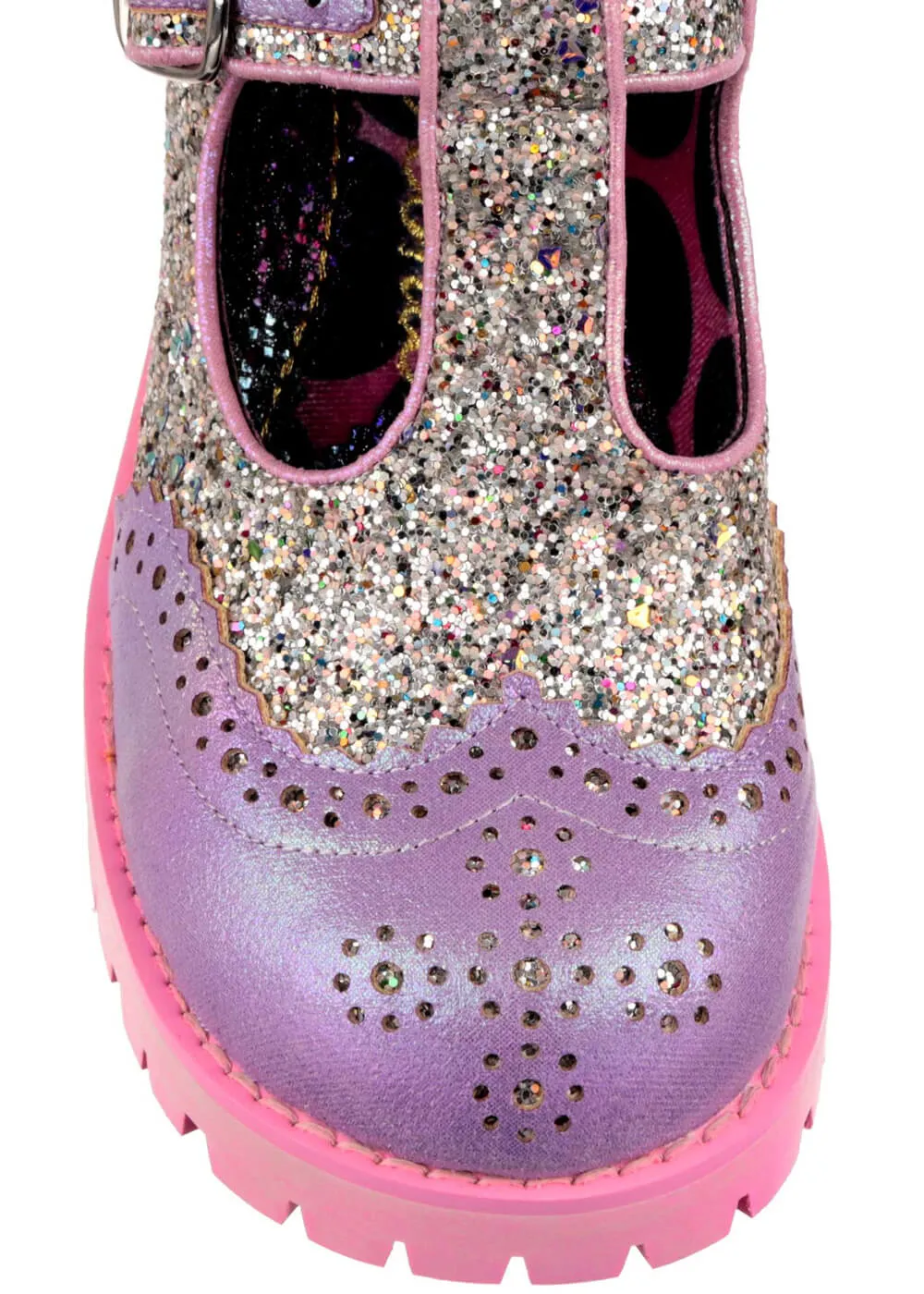 Irregular Choice What A Night Shoes Pastel Pink