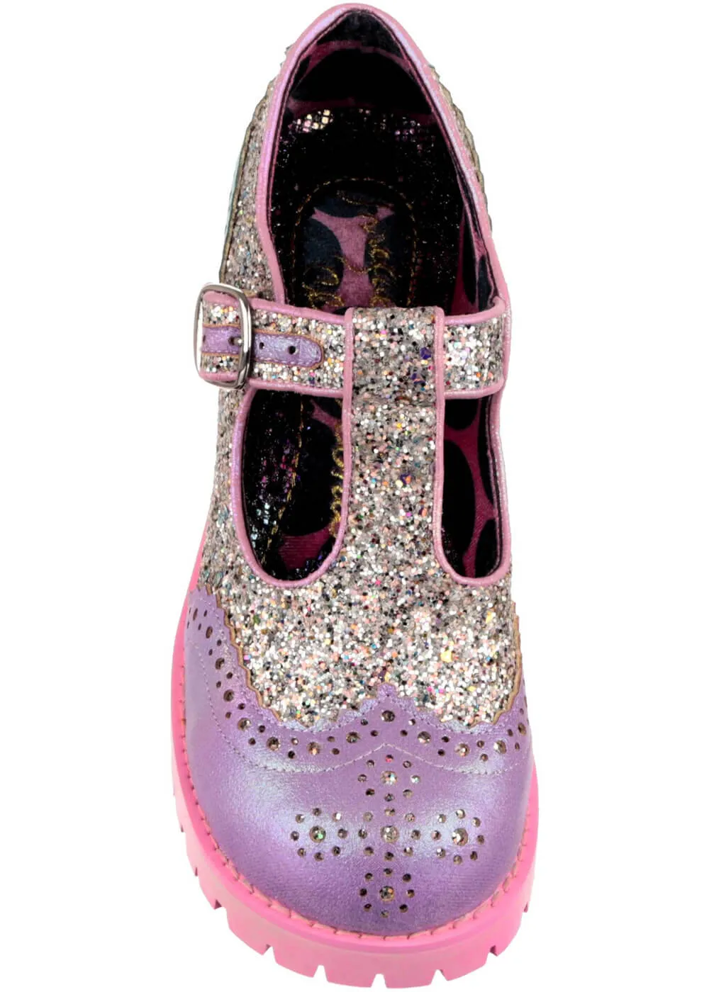 Irregular Choice What A Night Shoes Pastel Pink