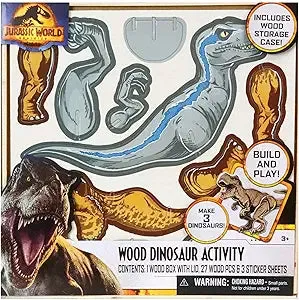 Jurassic World Wood Dinosaur Activity