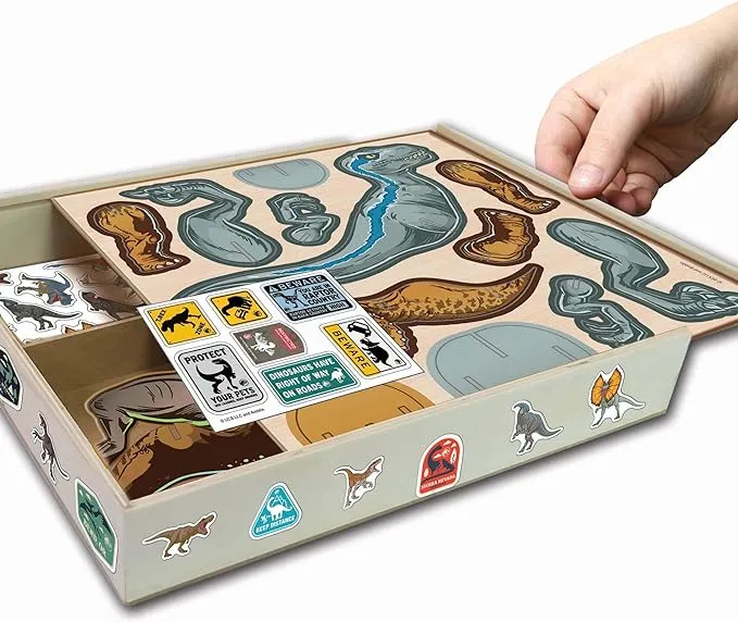 Jurassic World Wood Dinosaur Activity