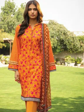 Komal Prints by Lakhany Unstitched Printed Lawn 3Pc Suit LG-SR-0147-A