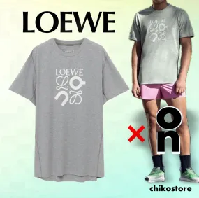 LOEWE  |Unisex Collaboration Logo Luxury T-Shirts