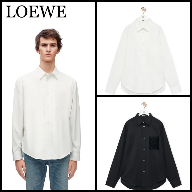 LOEWE  |Unisex Street Style Cotton Luxury Shirts