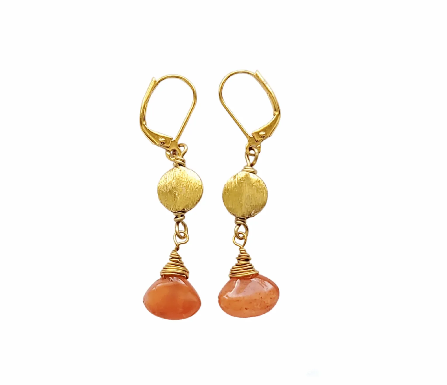 Long Carnelian Earrings