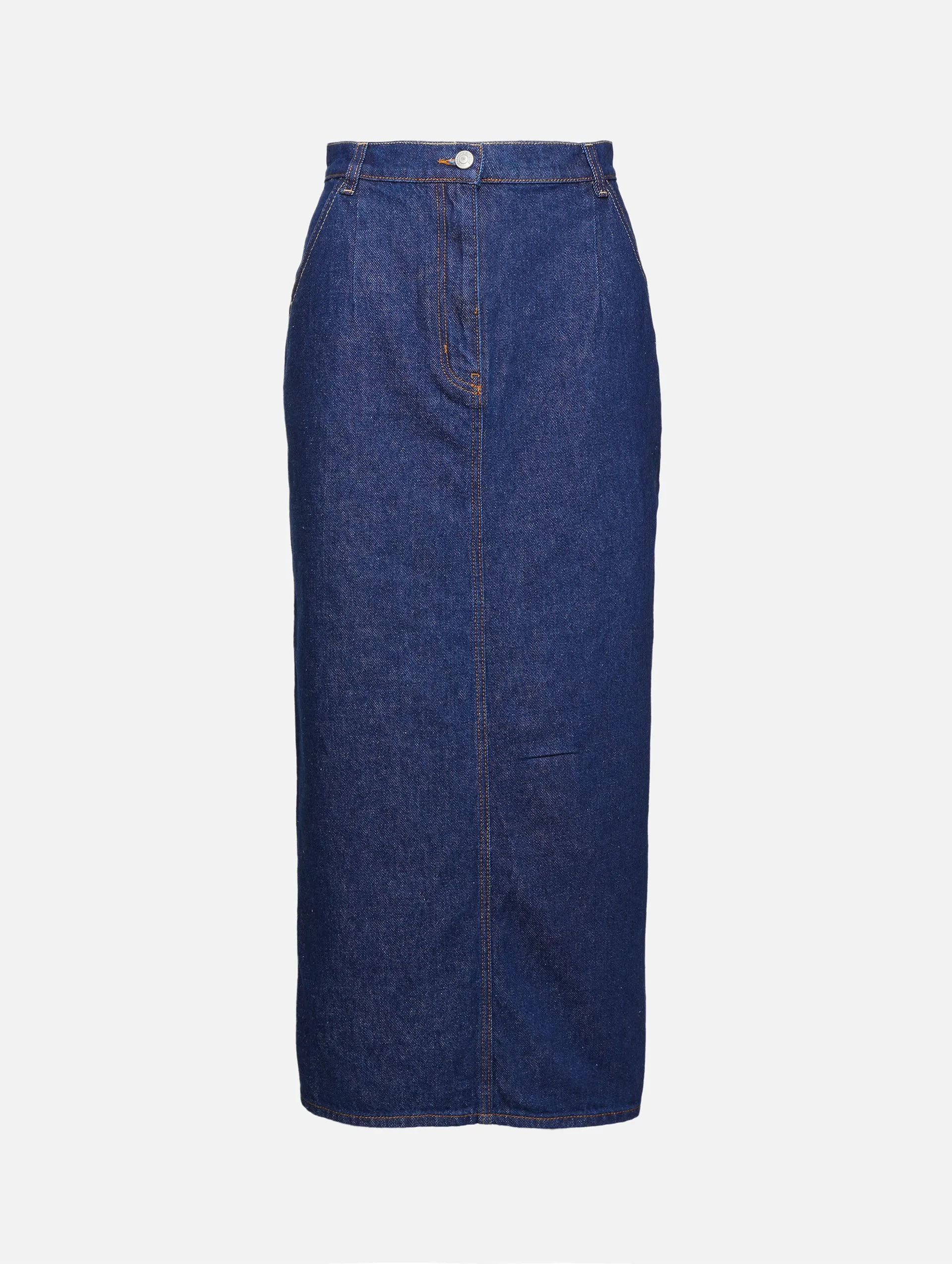 Long Denim Skirt