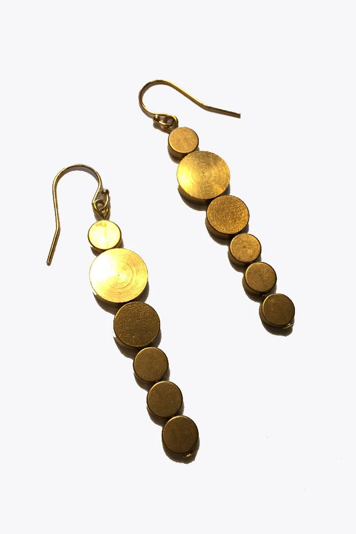 Long Discs Earrings