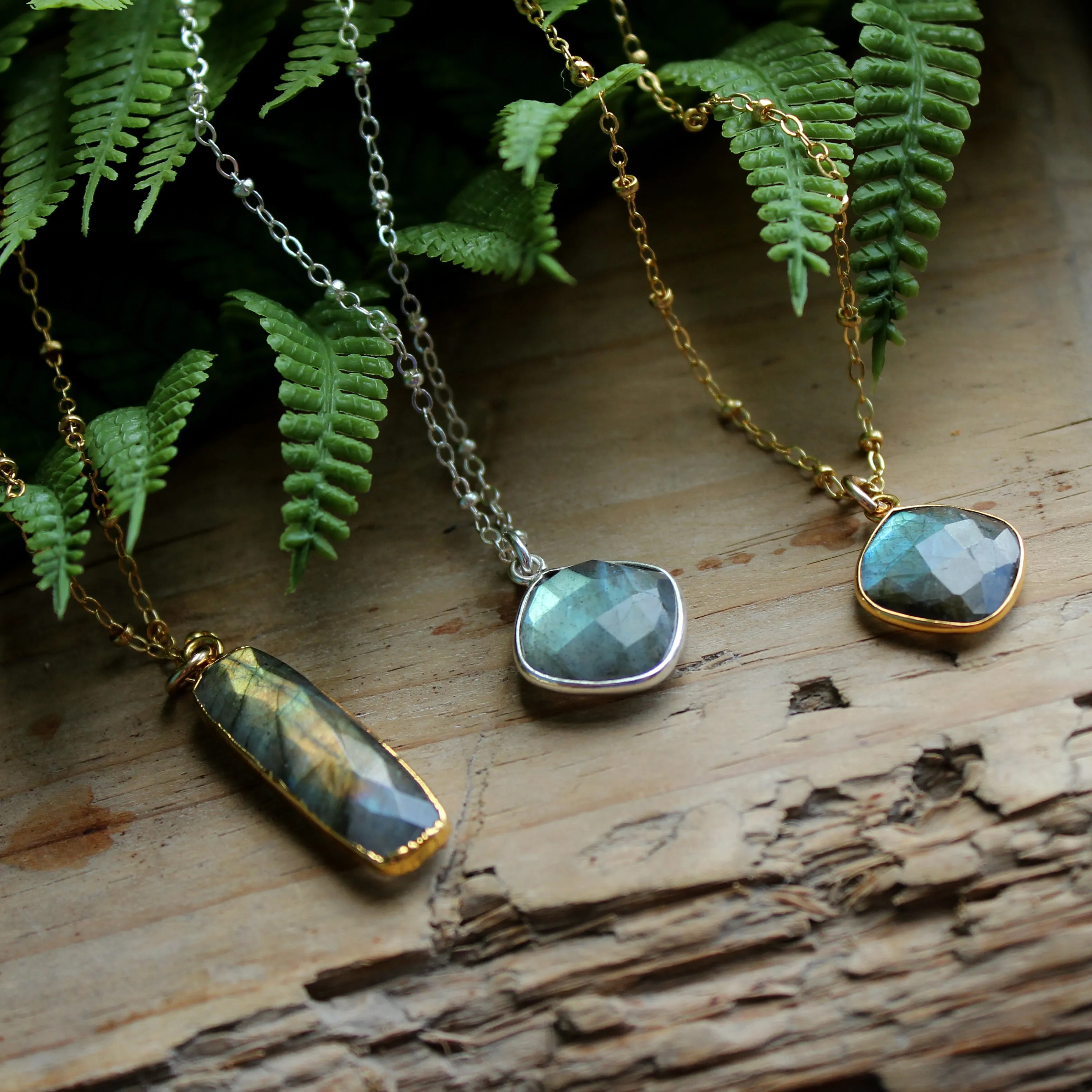 Long Labradorite Necklace