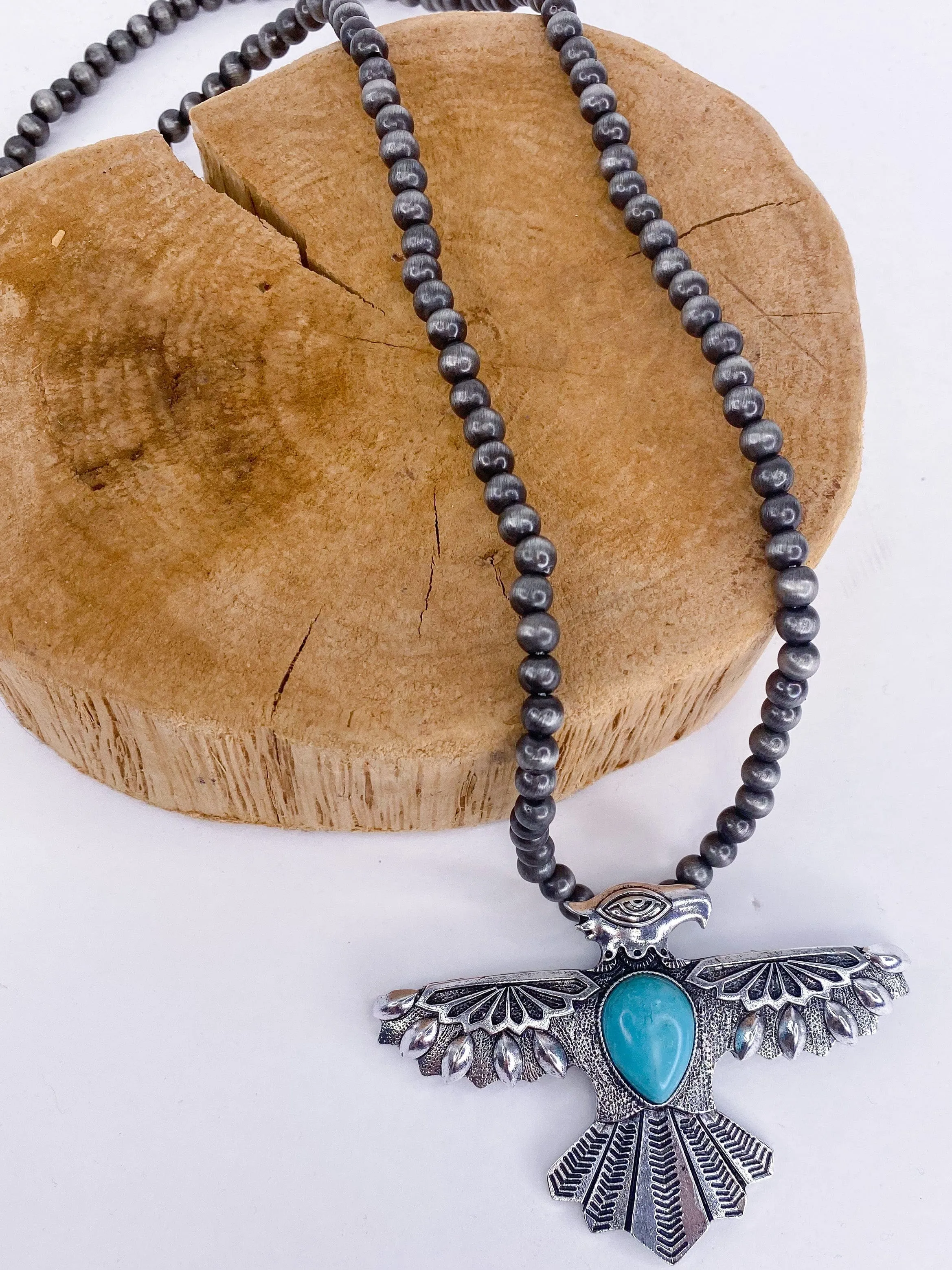 Long Thunderbird Necklace