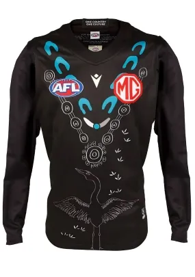 Macron Mens Port Adelaide M21 Indigenous LS Guernsey  58542678