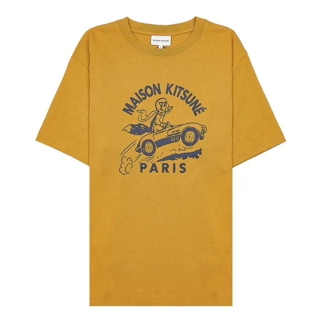 MAISON KITSUNE  |Unisex Cotton Short Sleeves Designers T-Shirts