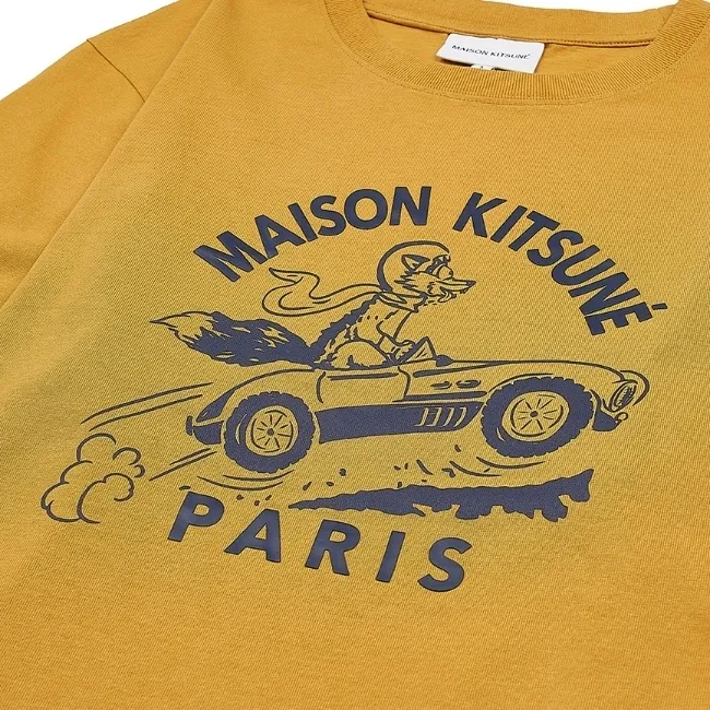 MAISON KITSUNE  |Unisex Cotton Short Sleeves Designers T-Shirts