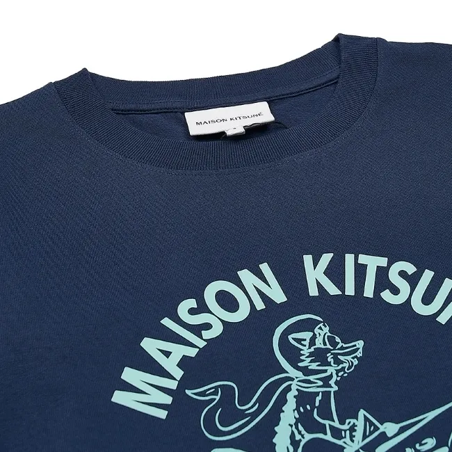 MAISON KITSUNE  |Unisex Cotton Short Sleeves Designers T-Shirts