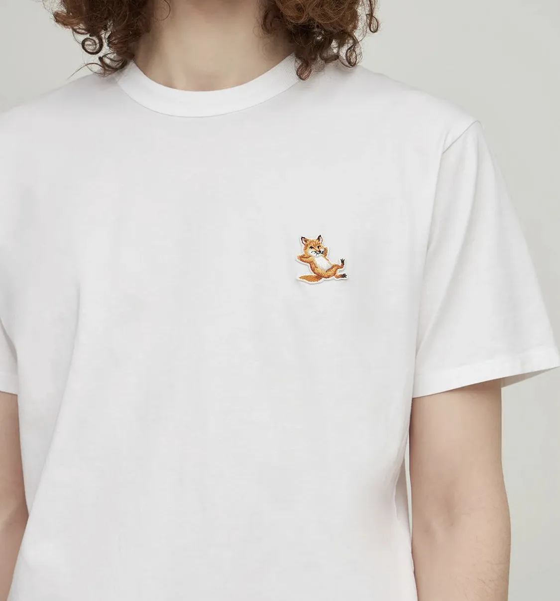 MAISON KITSUNE  |Unisex Plain Logo Designers T-Shirts