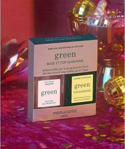 Manucurist Green 2 pack / Duo Base + Sunshine Nail polish