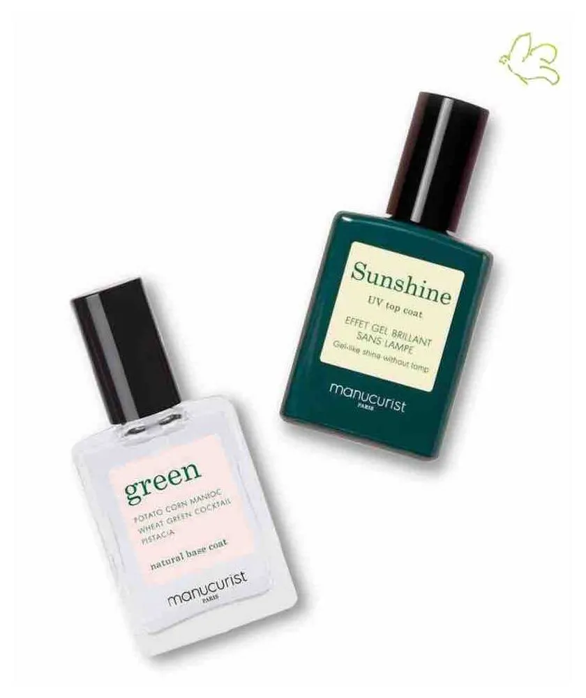 Manucurist Green 2 pack / Duo Base + Sunshine Nail polish