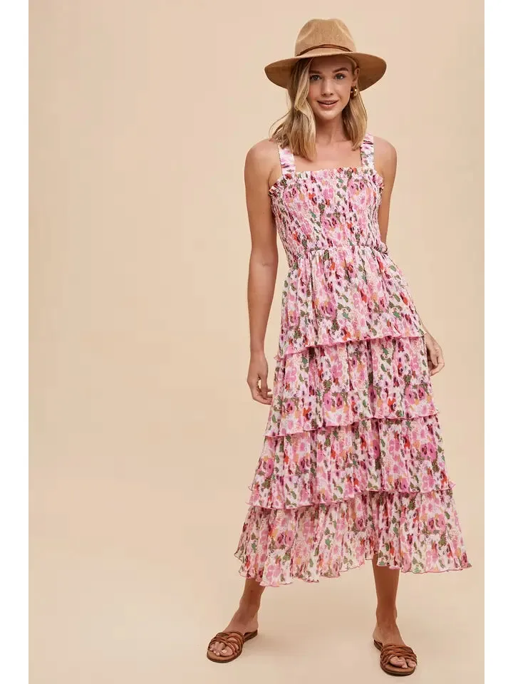 Marion Printed Tiered Maxi Dress