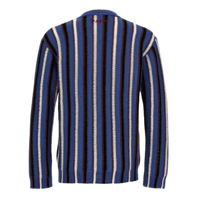 MARNI  |Stripes Unisex Cotton Logo Designers Cardigans